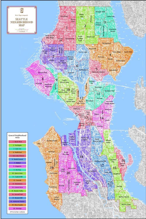 35 Seattle Washington Zip Code Map - Maps Database Source