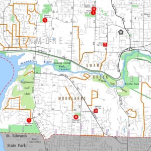 Northshore School District Snow Bus Route Map Detail Northshore School District Snow Bus Route Map Detail