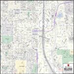Bellevue WA CBD Bellevue Washington Central Business District map