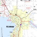 Kroll Map Company's Bellingham Washington Arterial ZIP Code Map 2020