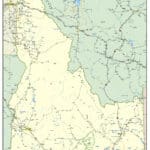 Kroll Map Company's Idaho State Map