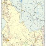Kroll Map Company's map of Idaho State ZIP Codes