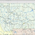 Kroll Map Company's Montana State Map