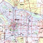 Kroll Map Company's Portland Oregon Arterial ZIP Code (ZCTA) Map 2020