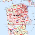 Kroll Map Company's San Francisco California Arterial ZIP Code (ZCTA) Map